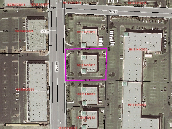 6316-6360 S Pecos Rd, Las Vegas, NV à louer Aérien– Image 1 sur 2