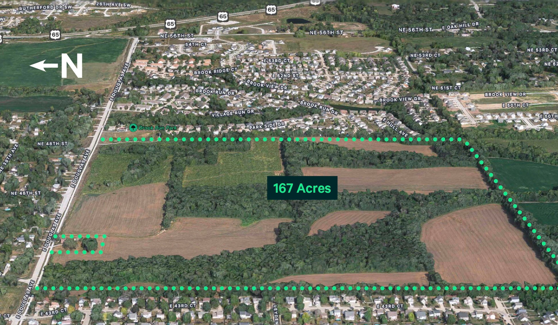 East Douglas Avenue Ave, Des Moines, IA à vendre Aérien– Image 1 sur 3