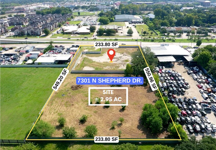 7301 N Shepherd Dr, Houston, TX à vendre - Photo de l’immeuble – Image 1 sur 6