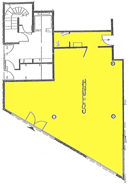 Local commercial dans Asnières-sur-Seine à louer - Plan d’étage – Image 2 sur 2