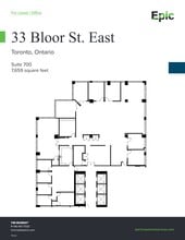 33 Bloor St E, Toronto, ON à louer Plan de site– Image 1 sur 2