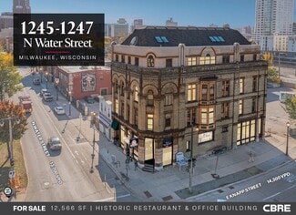 Plus de détails pour 1245-1247 N Water St, Milwaukee, WI - Local commercial à vendre