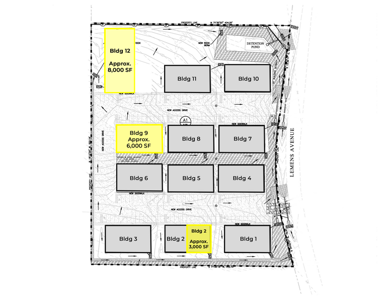 600 Lemens Ave, Hutto, TX à louer - Plan de site – Image 2 sur 2