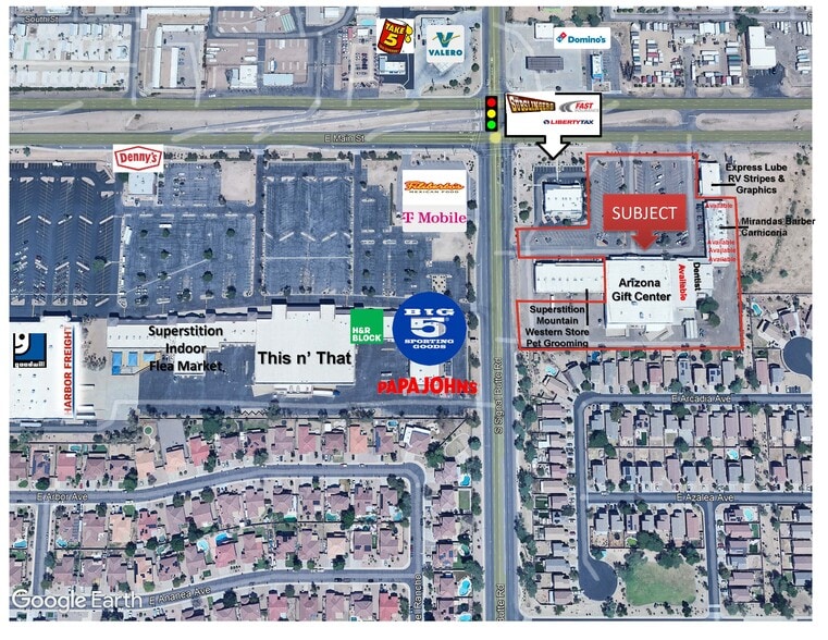 10821-10849 E Apache Trl, Mesa, AZ à louer - Aérien – Image 1 sur 6