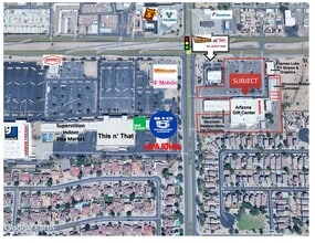 10821-10849 E Apache Trl, Mesa, AZ - Vue aérienne vue de carte
