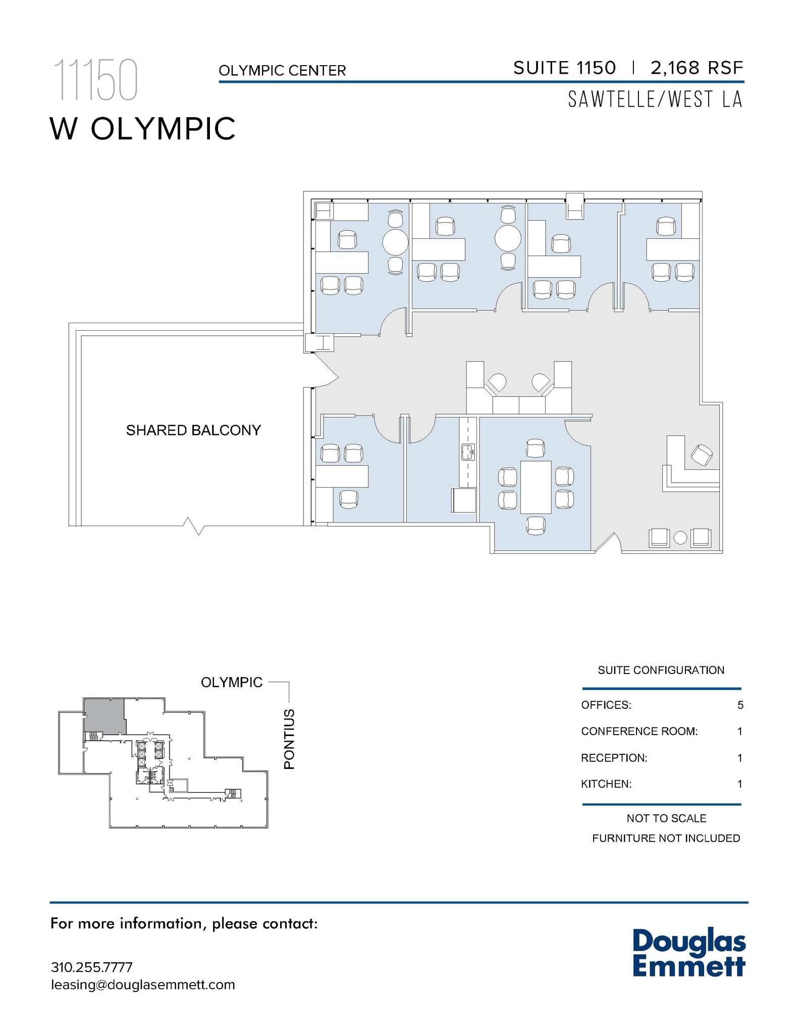 11150 W Olympic Blvd, Los Angeles, CA à louer Plan d’étage– Image 1 sur 1