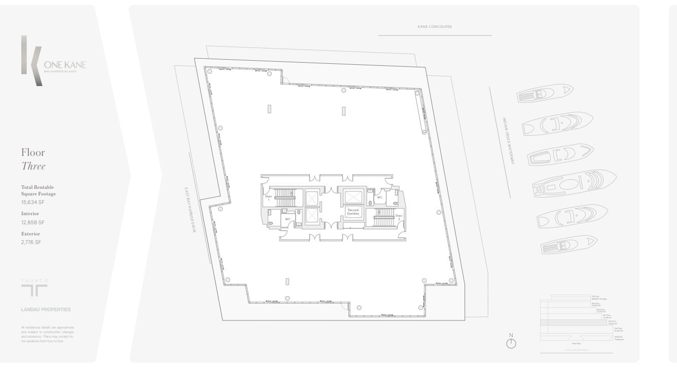 9551-9561 E Bay Harbor Dr, Miami Beach, FL à louer Plan d’étage– Image 1 sur 1