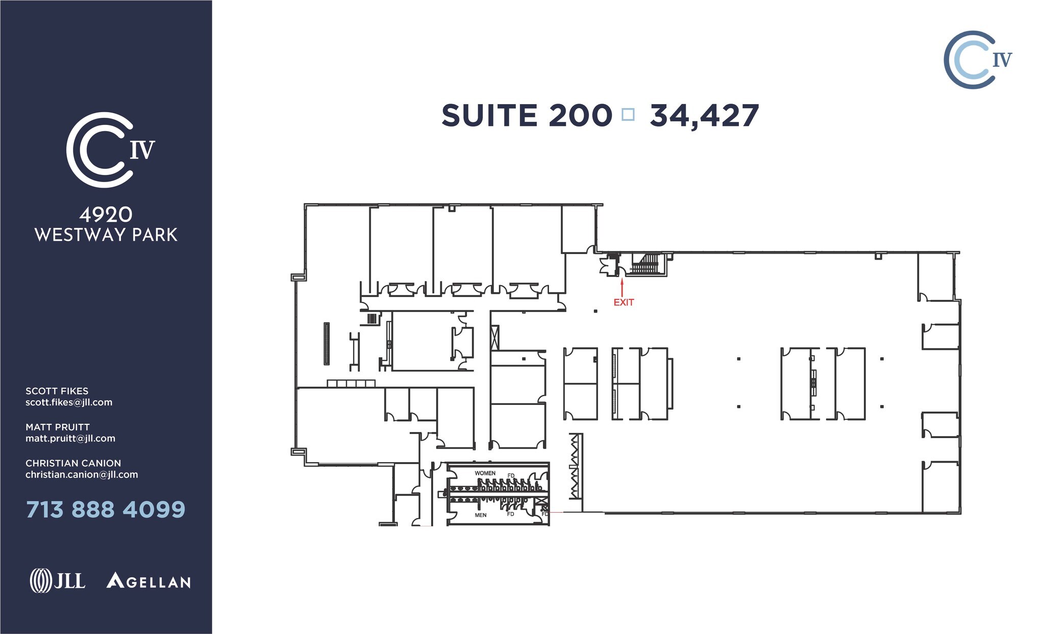 4920 Westway Park Blvd, Houston, TX à louer Plan d’étage– Image 1 sur 2