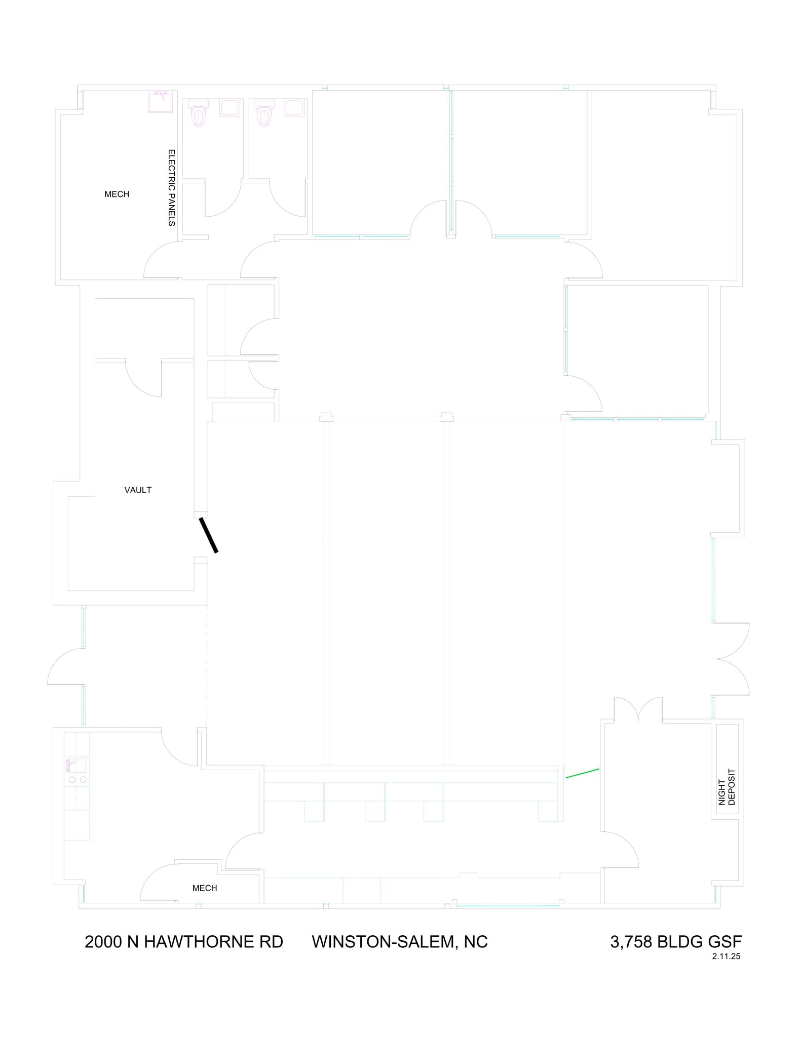 2000 S Hawthorne Rd, Winston-Salem, NC à louer Plan de site– Image 1 sur 1