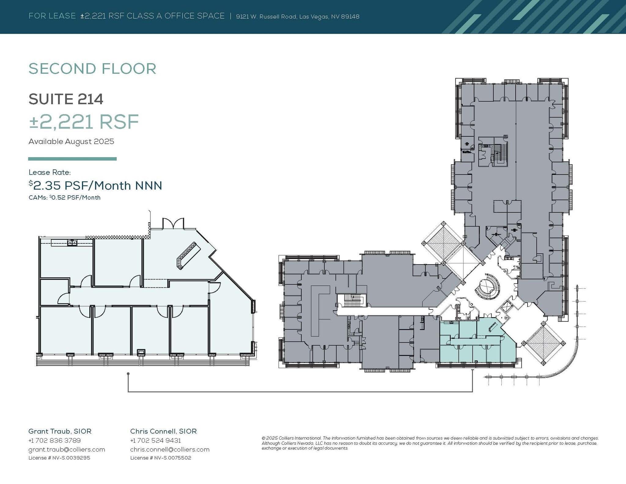 9121 W Russell Rd, Las Vegas, NV à louer Plan d’étage– Image 1 sur 1