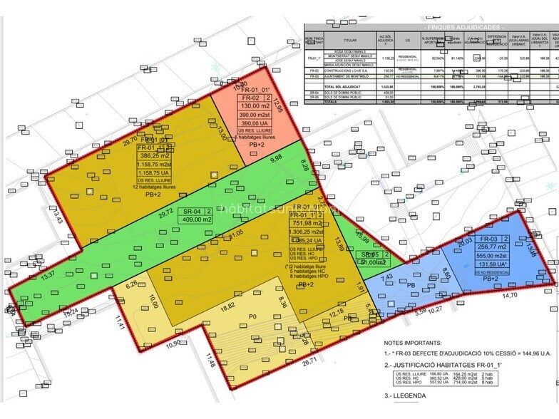 Carrer del Poeta Joan Maragall, 13, Montmeló, Barcelona à vendre - Plan cadastral – Image 3 sur 4
