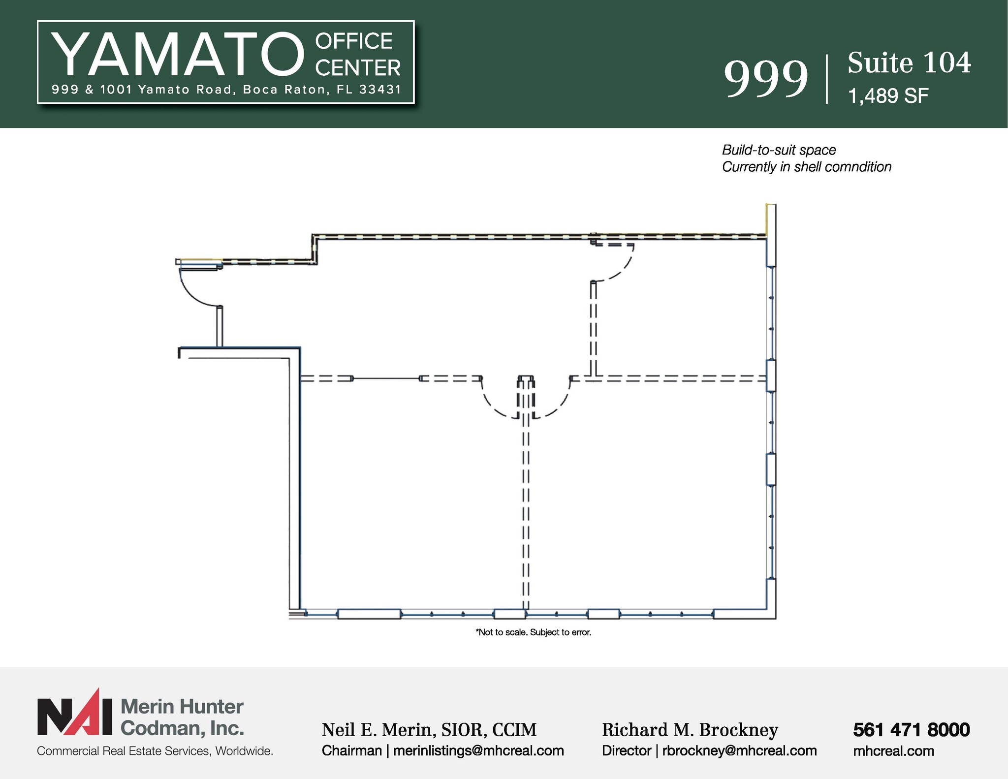 999 Yamato Rd, Boca Raton, FL à louer Plan d’étage– Image 1 sur 1