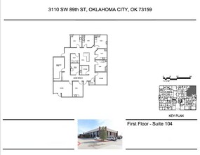 3110 SW 89th St, Oklahoma City, OK à louer Plan d’étage– Image 1 sur 8