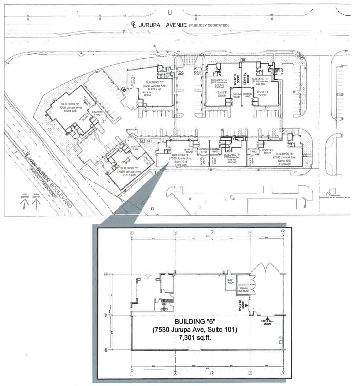 7530 Jurupa Ave, Riverside, CA à louer Plan d’étage– Image 1 sur 1