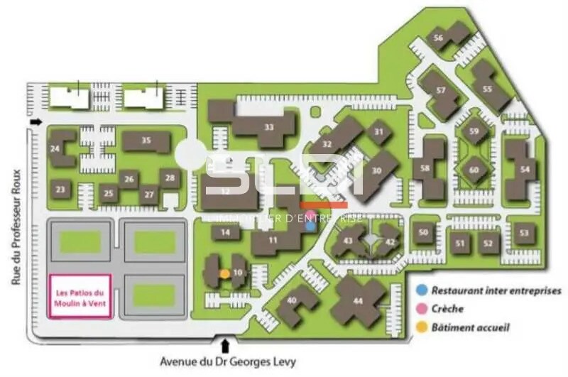 33 Avenue Du Docteur Georges Lévy, Vénissieux à louer - Plan de site – Image 2 sur 2