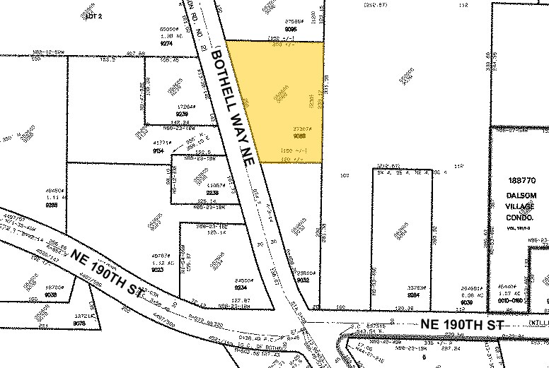 19110 Bothell Way NE, Bothell, WA à louer - Plan cadastral – Image 2 sur 8