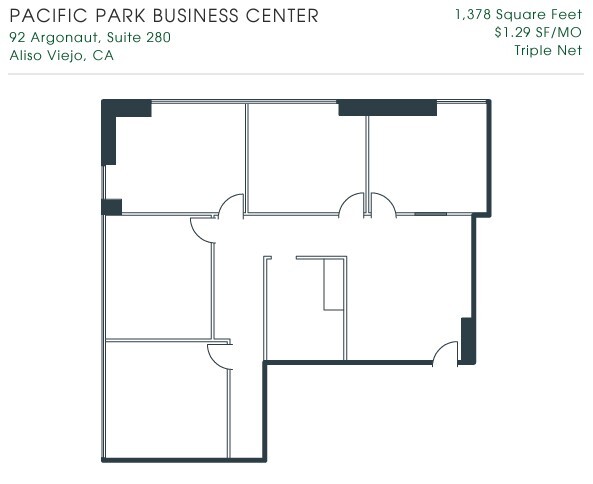 92 Argonaut, Aliso Viejo, CA à louer Plan d’étage– Image 1 sur 1