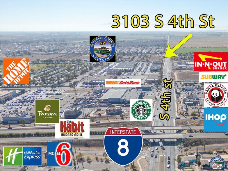 3103 4th st, El Centro, CA à vendre - Photo de l’immeuble – Image 2 sur 9