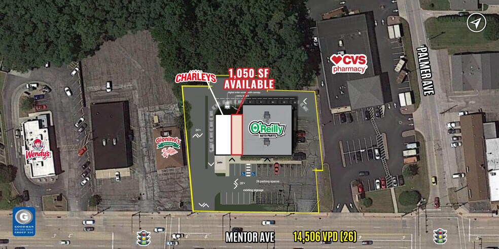 1518 Mentor Ave, Painesville, OH à louer - Plan de site – Image 2 sur 4