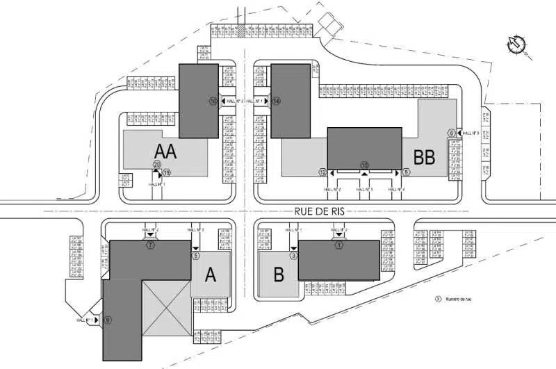 Bureau dans Viry-Châtillon à louer - Plan de site – Image 2 sur 2