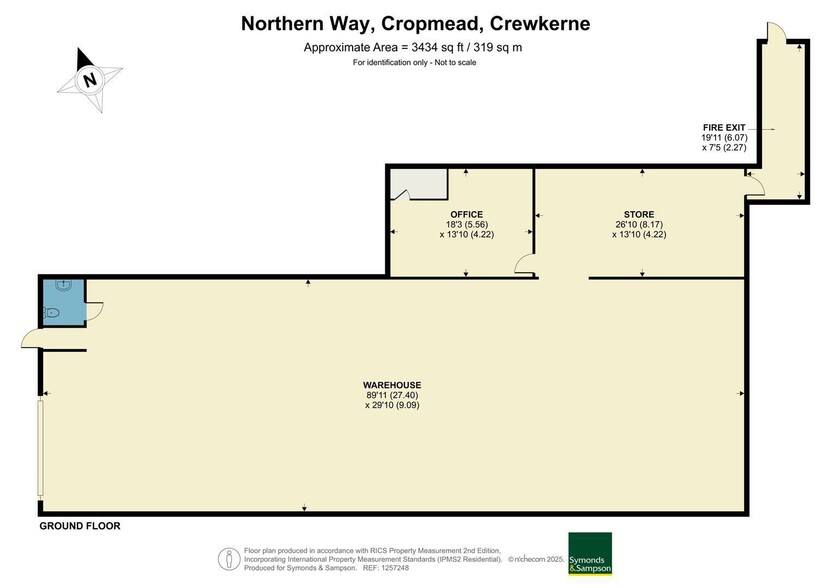 Northern Way, Crewkerne à vendre - Plan d’étage – Image 3 sur 3