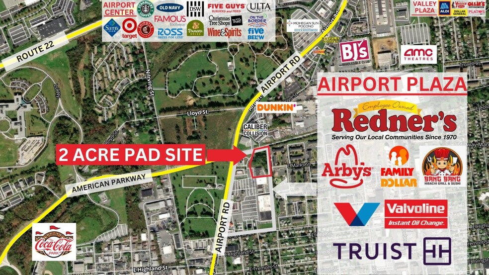 1231-1319 Airport Rd, Allentown, PA à louer - Photo de l’immeuble – Image 2 sur 3