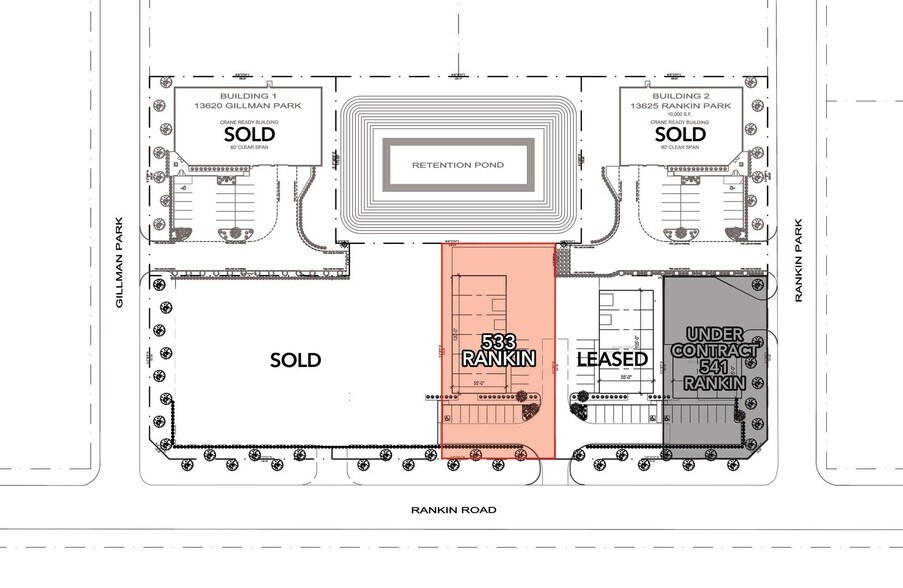 533 Rankin Rd, Houston, TX à louer - Plan de site – Image 3 sur 3