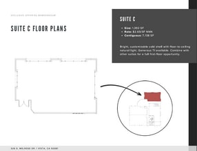 326 S Melrose Dr, Vista, CA à louer Plan d’étage– Image 2 sur 2