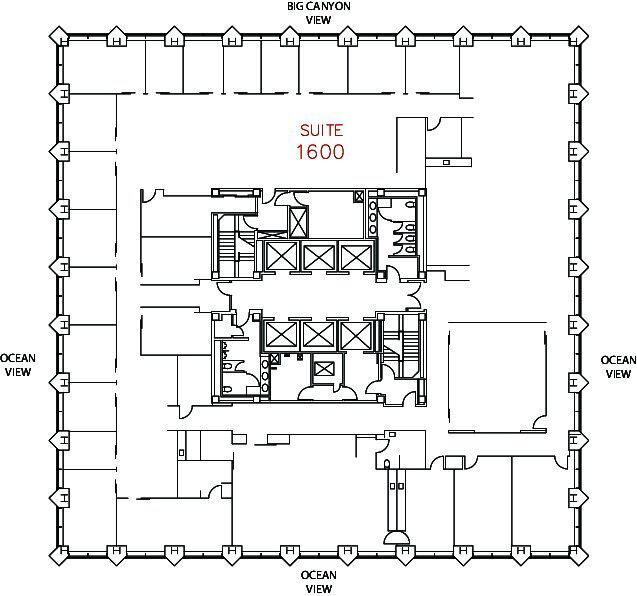 620 Newport Center Dr, Newport Beach, CA à louer Plan d’étage– Image 1 sur 1