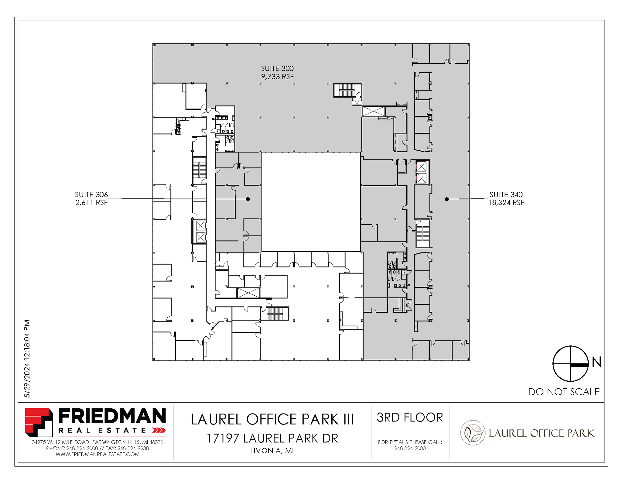 17197 N Laurel Park Dr, Livonia, MI à louer Plan d’étage– Image 1 sur 1