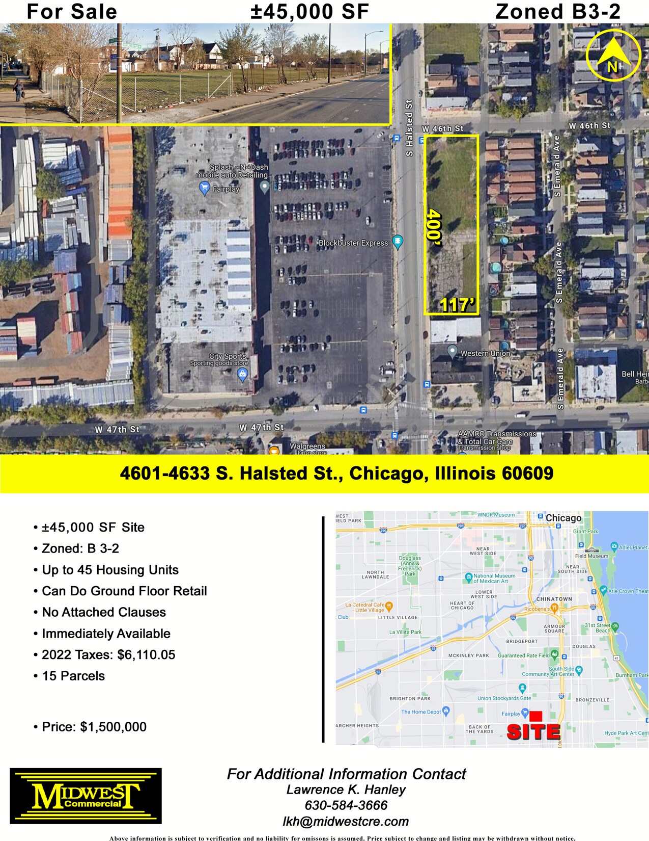 4601 4601-33 South Halsted Street St, Chicago, IL à vendre Photo principale– Image 1 sur 2