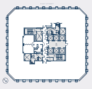 1 Post St, San Francisco, CA à louer Plan d’étage– Image 1 sur 5