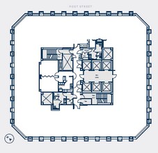 1 Post St, San Francisco, CA à louer Plan d’étage– Image 1 sur 5