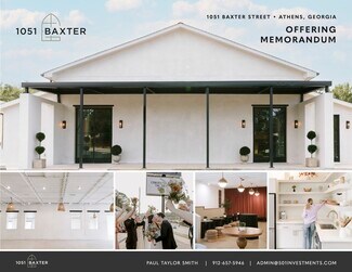 Plus de détails pour 1051 Baxter St, Athens, GA - Local commercial à vendre