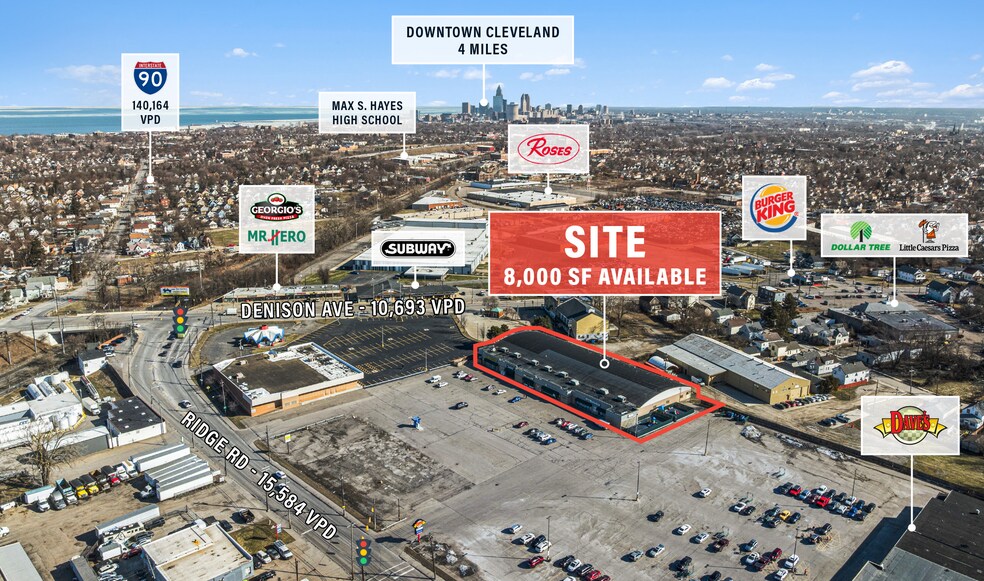 3545 Ridge Rd, Cleveland, OH à louer - Photo de l’immeuble – Image 2 sur 5
