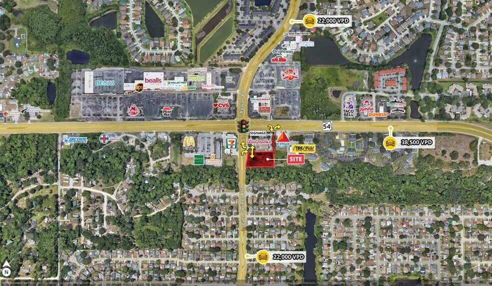 SR-54 & Seven Springs Blvd, New Port Richey, FL à louer - Photo de l’immeuble – Image 2 sur 3