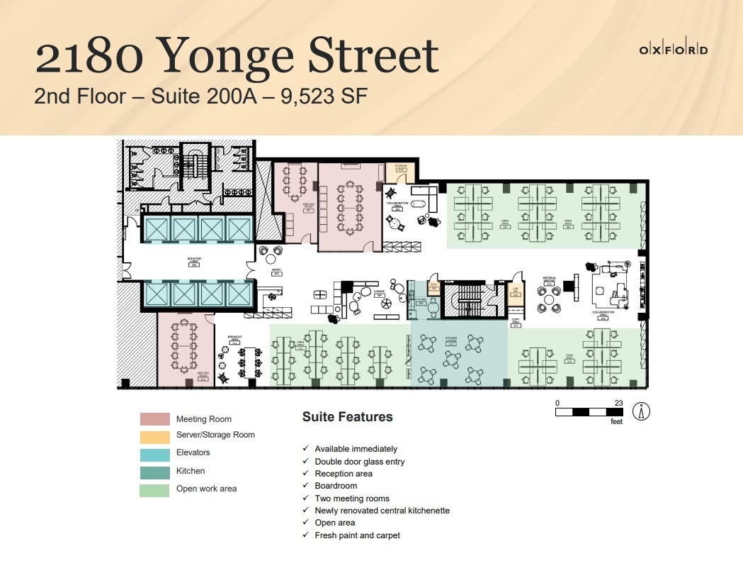 2180 Yonge St, Toronto, ON à louer Plan d’étage– Image 1 sur 1