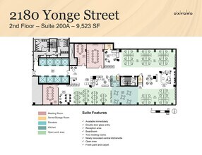 2180 Yonge St, Toronto, ON à louer Plan d’étage– Image 1 sur 1