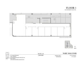 3520 Piedmont Rd NE, Atlanta, GA à louer Plan d’étage– Image 1 sur 1