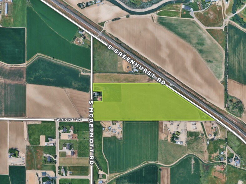 8626 S McDermott Rd, Kuna, ID à vendre - Aérien – Image 2 sur 6