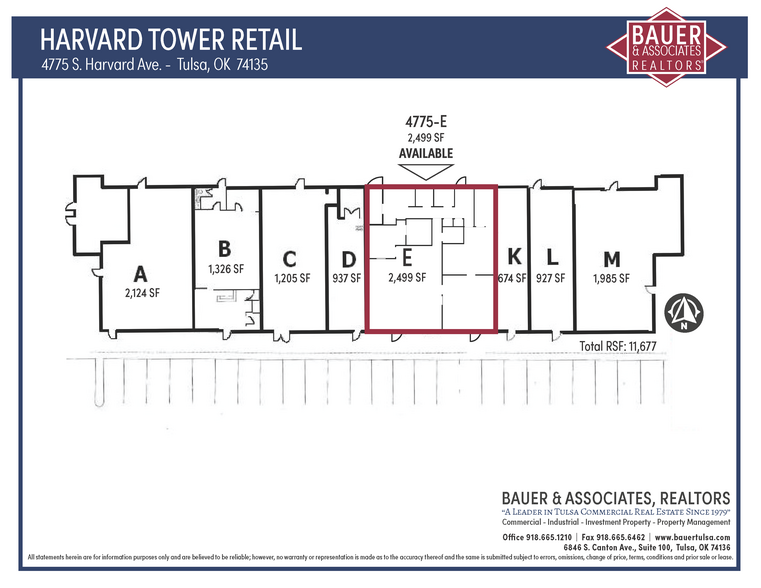 4775 S Harvard Ave, Tulsa, OK à louer - Plan de site – Image 3 sur 9
