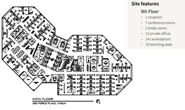 1 Pierce Pl, Itasca, IL à louer Plan d’étage– Image 1 sur 1