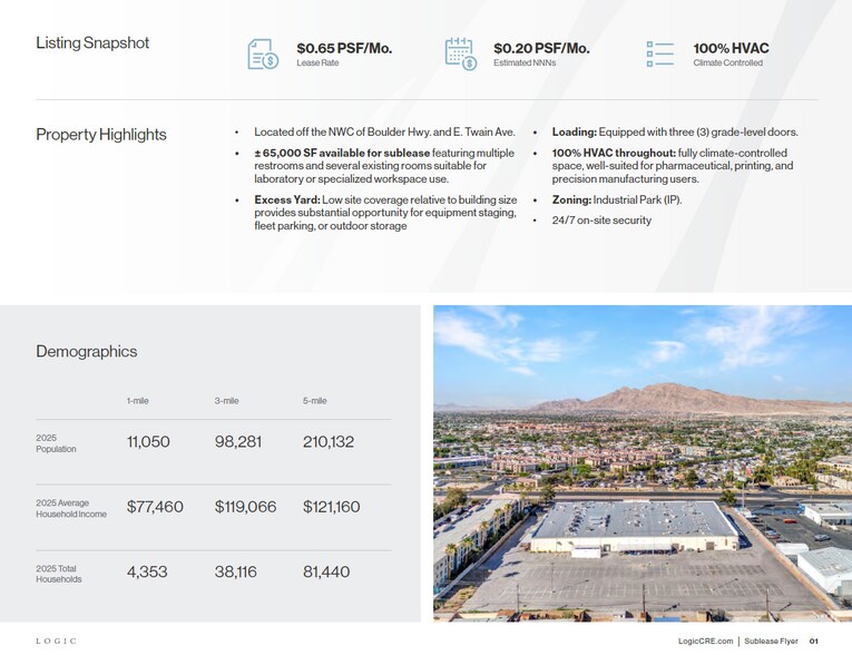 4380 Boulder Hwy, Las Vegas, NV à louer - Photo de l’immeuble – Image 3 sur 4