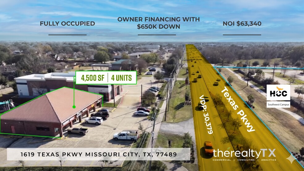 1619 Texas Pky, Missouri City, TX à vendre - Photo de l’immeuble – Image 1 sur 13