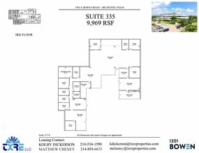1301 S Bowen Rd, Arlington, TX à louer Plan d’étage– Image 2 sur 3