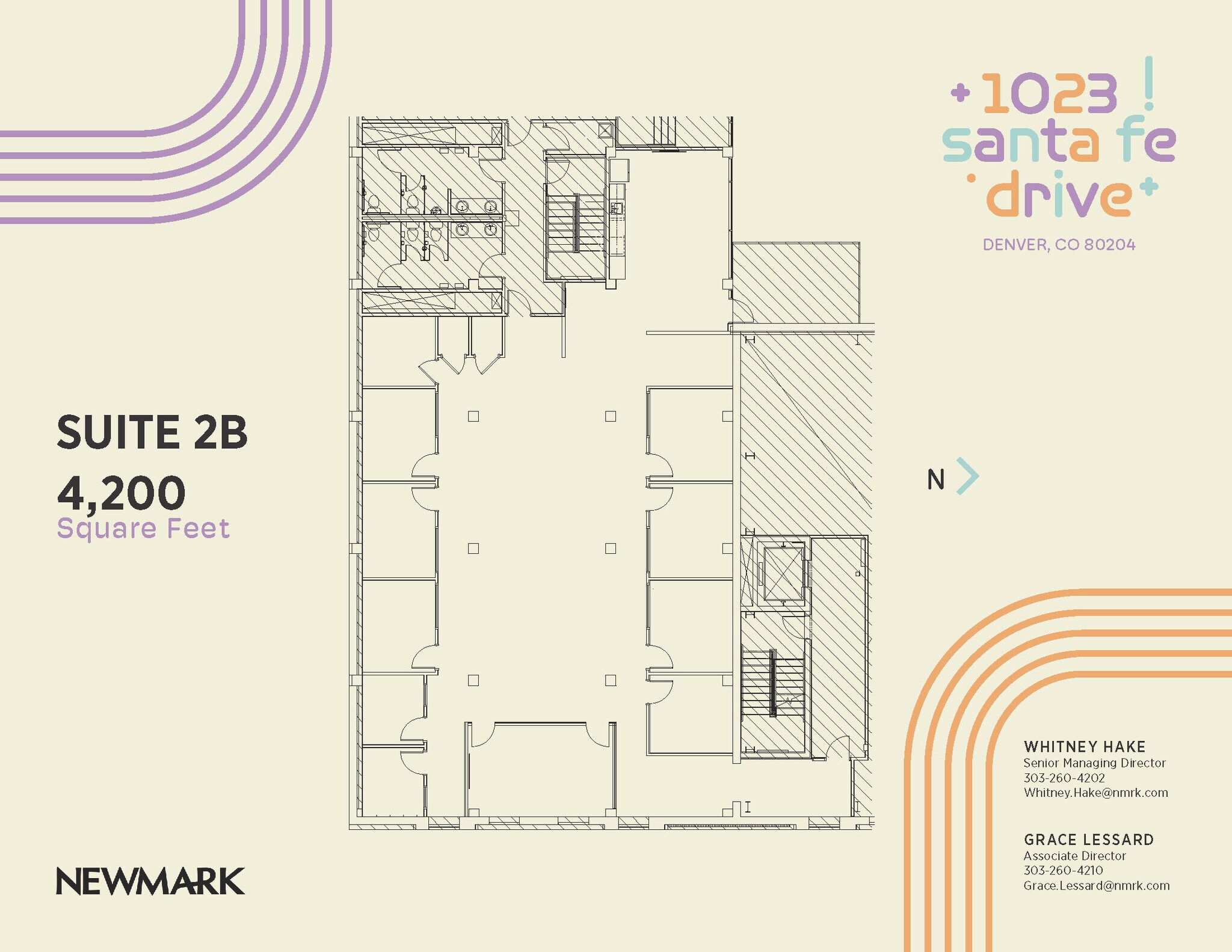 1023-1047 Santa Fe Dr, Denver, CO à louer Plan d’étage– Image 1 sur 1