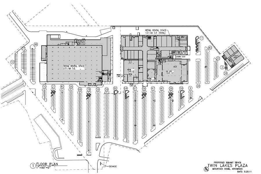 759 Highway 62 E, Mountain Home, AR à louer Plan de site– Image 1 sur 4