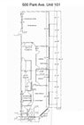 Floor Plan - 500 Park Ave Unit 101