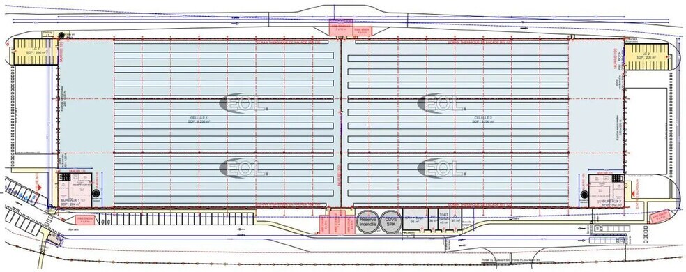Industriel/Logistique dans Châtenoy-le-Royal à louer - Plan de site – Image 3 sur 4