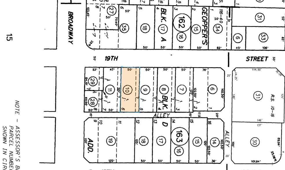 210 W 19th St, Santa Ana, CA à louer - Plan cadastral – Image 2 sur 2